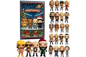 Wrold Wrestling Champion 2025 Christmas Advent Calendar,24 Days Countdown Calendar with 24 Legends and Champions,Christmas Su