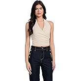 Guess Womens Eco Sleeveless Kenzie Halter Top