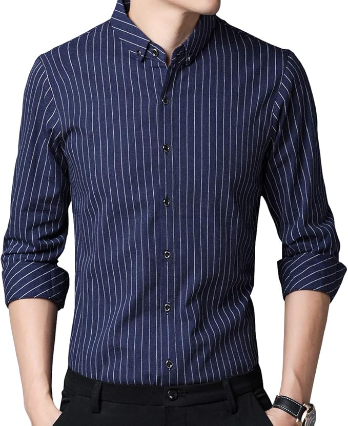 amazon men's button down dress shirts