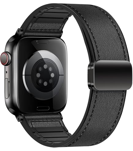 Apple Watch - Apple Watch Series 7 45mm 純正レザーリンクバンド アップルウォッチ バンド ベルト レザー リンク AppleWatch