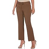 Rafaella Womens Curvy Fit Gabardine Bootcut Dress Pants
