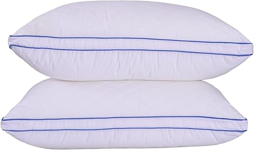 Amazon Com Sfoothome Quilted Pillow Hotel Quality Plush Gel