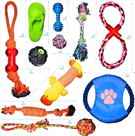 Amazon.com: ¡Oh! Juguetes para perros Kong – 12 unidades – Juguetes para masticar para perros y cachorros duraderos para jugar y limpiar los dientes de forma eficaz – Pelota de tratamiento, juguetes