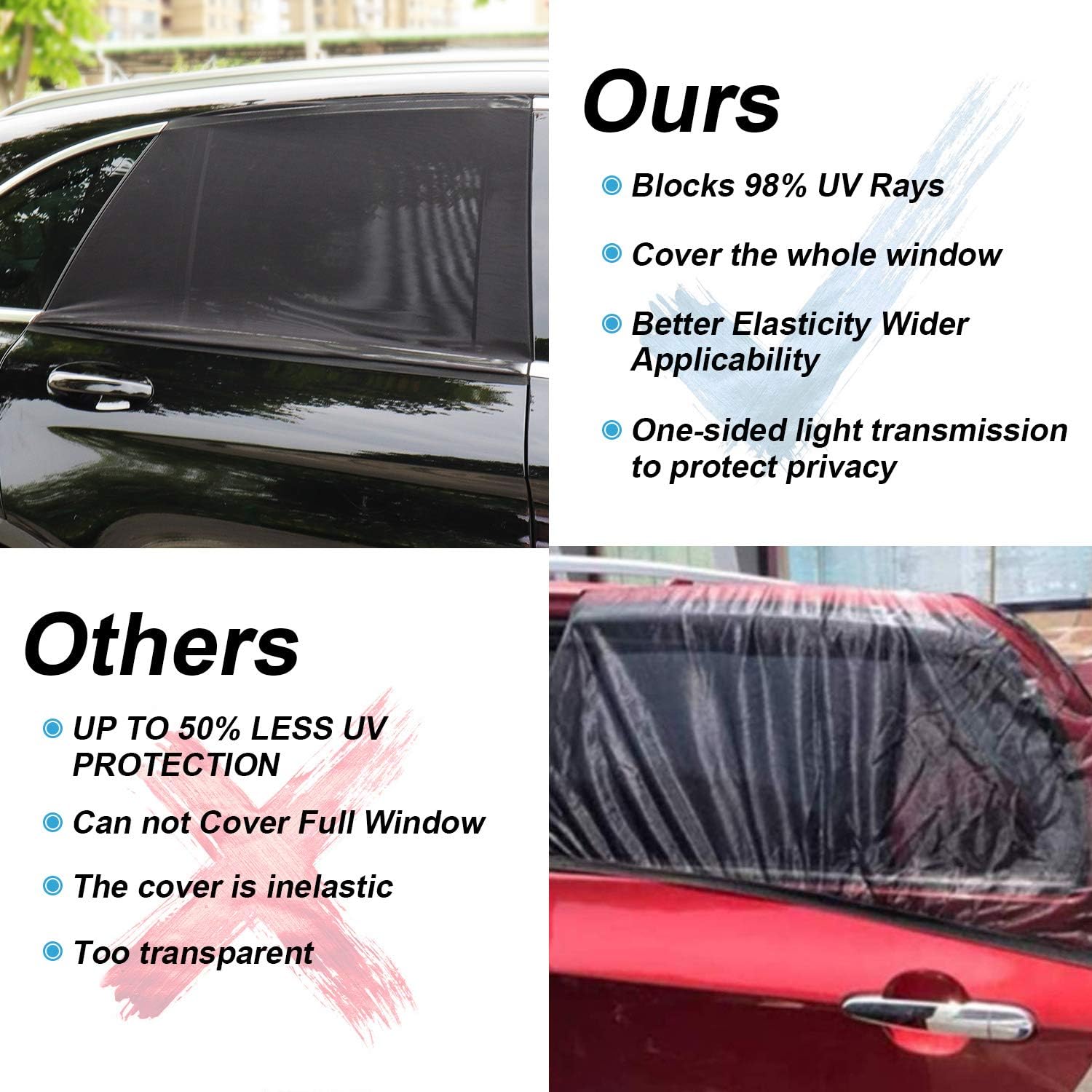 Osah Drypak Pare Soleil Voiture Bebe Protegez Votre Enfant Et Animaux Installation Facile Compatibles Avec La Plupart Des Vehicules Bloquer Les Rayons Uv Noir 2 Pieces Chaussette Voiture Soleil Vitres Laterales Pare Soleils Centroarco Com