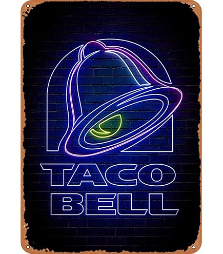 Tacobell (タコベル) 看板 Amazon.co.jp: TACO BELL タコベル トラフィックサイン ロード