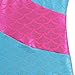 HOZIY Mermaid Gymnastics Leotards for Girls Size 6-7 Years Old Sparkly Blue Hot Pink