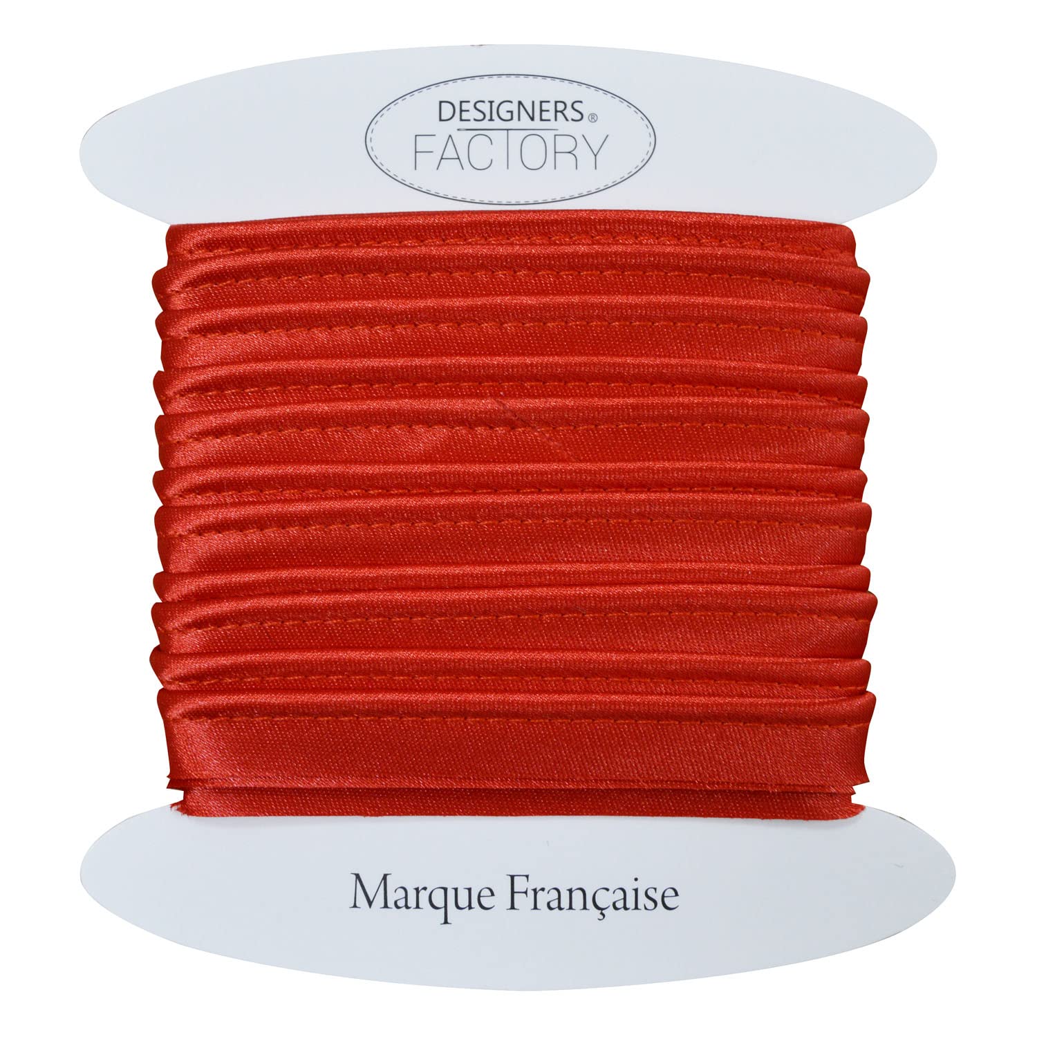 designers-factory Satin Piping Cord for Sewing and Crafts - Ideal for Fine Finishes, Place Between Two Fabrics or Edging Your Creations.