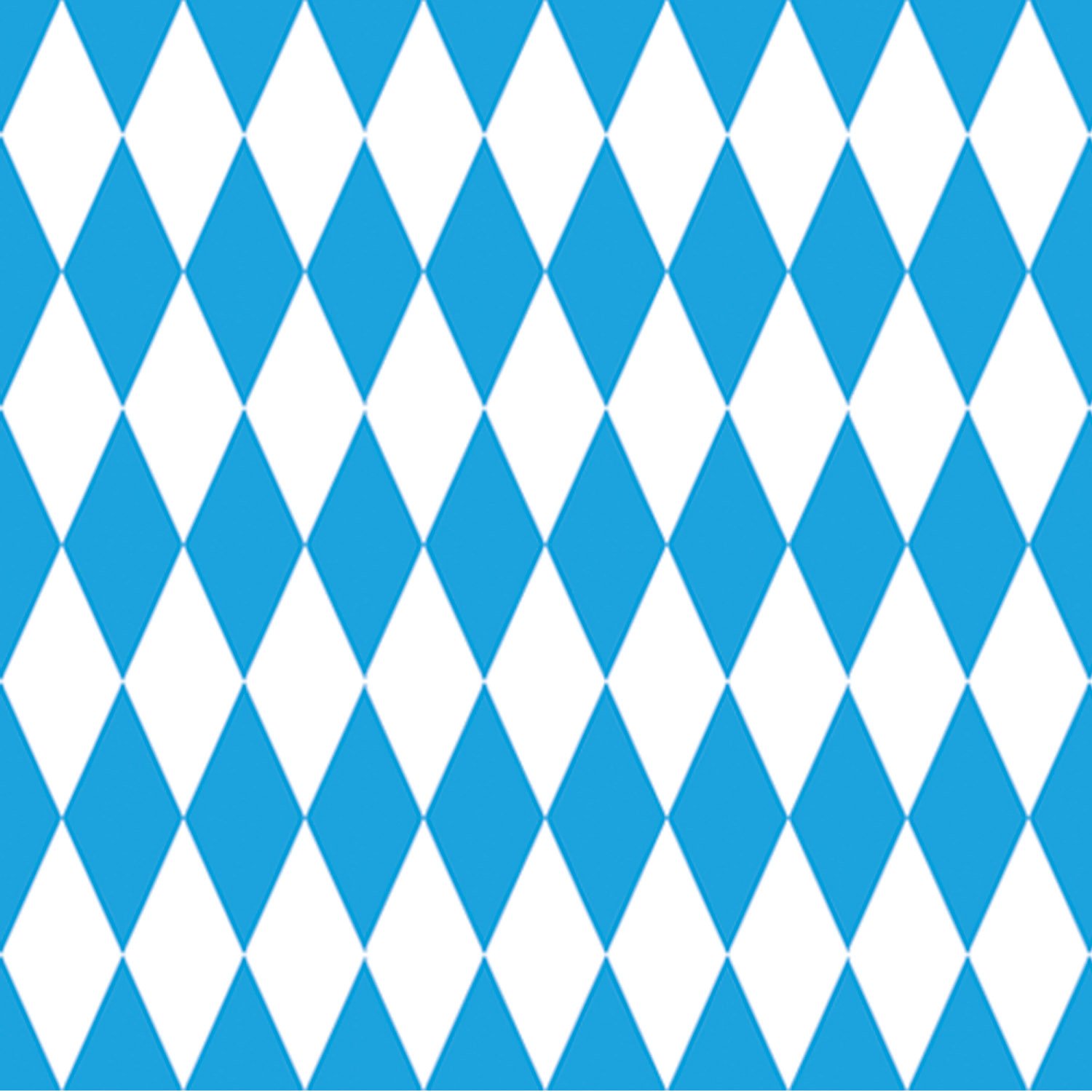Beistle Oktoberfest Backdrop, Blue/White, Package of 1