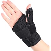 COMFYTHERA Thumb Spica Splint Brace Right Left Hand Women and Men, CMC with Thumb Support, for Arthritis, Tendonitis, Carpal Tunnel Pain Relief and Thumb Sprain (Basic model)