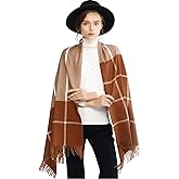 RIIQIICHY Plaid Scarf for Women Fall Winter Pashmina Scarves Wraps for Cold Weather Warm Large