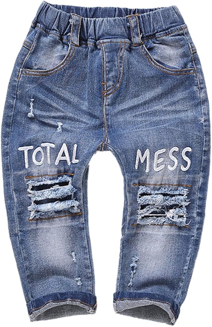 infant jeans with holes