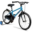 MarKnig 14/16/18 Inch Folding Kids Bike with Training Wheels, Gifts for Boy&Girl Age 3-9 yrs, Toddler Bike with Dual Brakes for Beginners, Multi-Color
