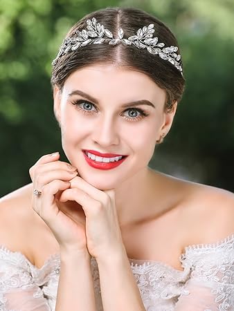 Amazon Com Yean Bridal Headband Bridal Crown Tiara Boho Bridal