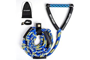SETYPARY Wakesurf Rope and Handle, 25ft Floating Wake Surf Ropes, Surf Tow Rope for Wakesurfing and Watersports