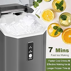 NicBex Nugget Ice Makers Countertop,Ice Machine