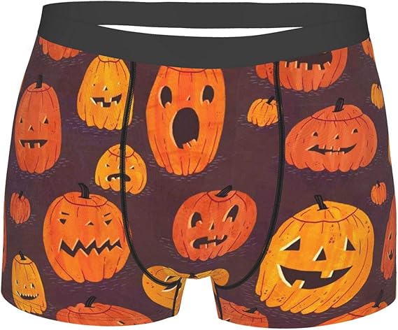 Amazon Co Jp 推奨 商品 Halloween ハロウィン22 メンズ ボクサーパンツ 吸汗速乾性 抗菌防臭 雰囲気のあるシンプルな な 柔らかい下着 ファッション 個性 服 ファッション小物