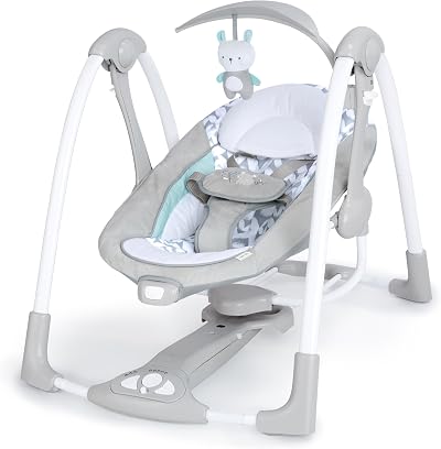 Ingenuity Raylan ConvertMe 2-in-1 Swing & Infant Seat 0-9m 6-20 lb