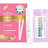 Easy@Home Vaginal pH Test -10 Strips | BV Test Kit at Home for Women | Yeast Infection Test + pH Balance for Women