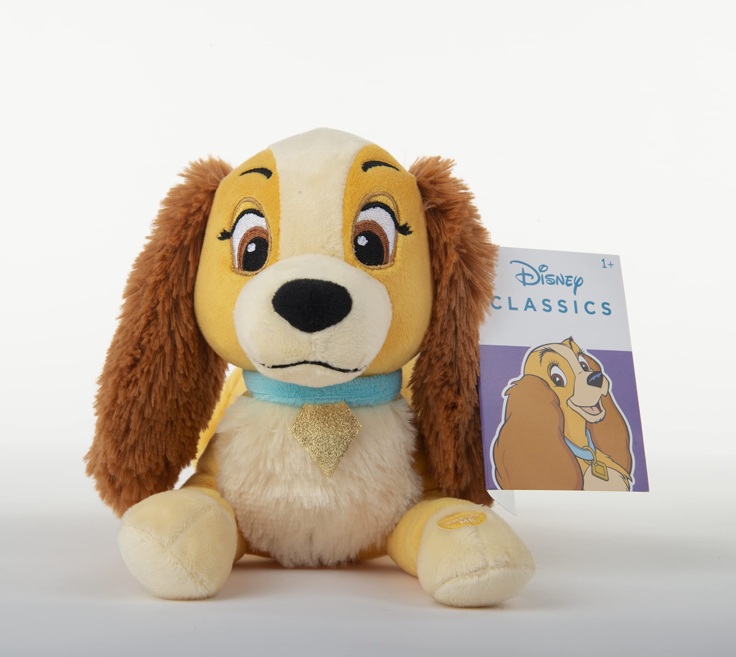 Disney Classics 30cm Lady & The Tramp Soft Plus Toy with Sound