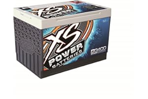 XS Power D3400 3300 Amp AGM Power Cell Car Audio Battery + Terminal Hardware