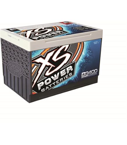 ‼️最終金額‼️ XS POWER XS-D3400 Amazon.com: XS Power D3400R 3300 Amp AGM Battery with M6 Terminal