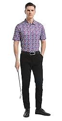 Men's Funny Golf Polo Shirts Short Sleeve