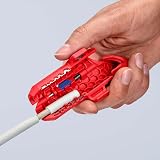 KNIPEX Ergostrip Universal Stripping Tool 135mm Wire Stripper for Round Coax view 4
