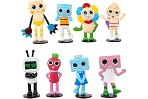 BLUE BARE Danday's World Toy Action Figures Cake Toppers, Decorations for Birth Day Party Pack of Multiple Action Figures (8-Pack)