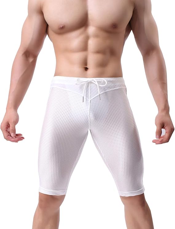 MIZOK Men Workout Shorts Yoga Tights Quick Dry Compression