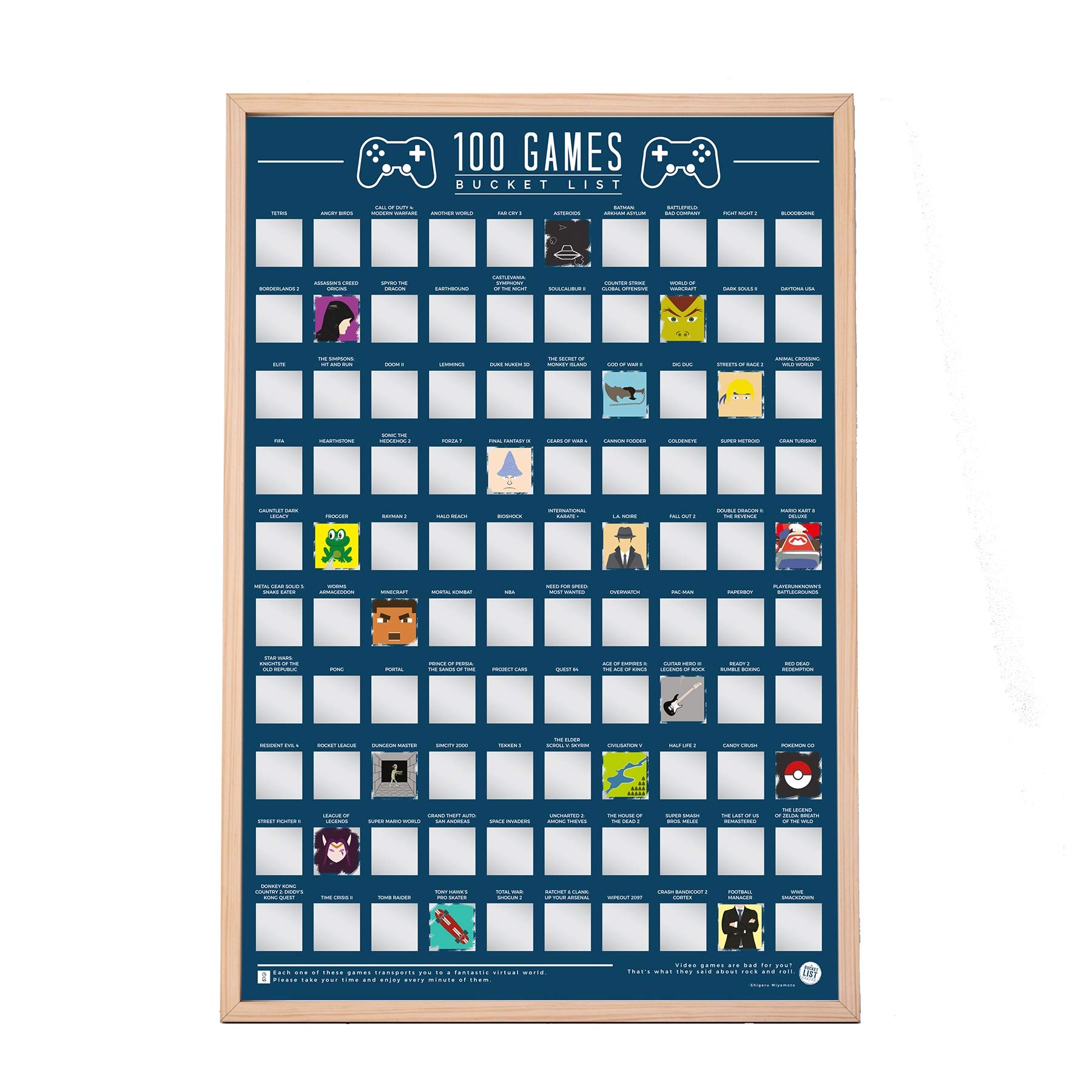 Gift Republic GR630016 Scratch Off Bucket List Video Games — image 1