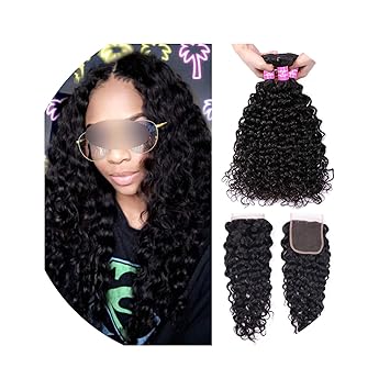 Amazon Com I Need You Brazilian Water Wave Bundles With Closure