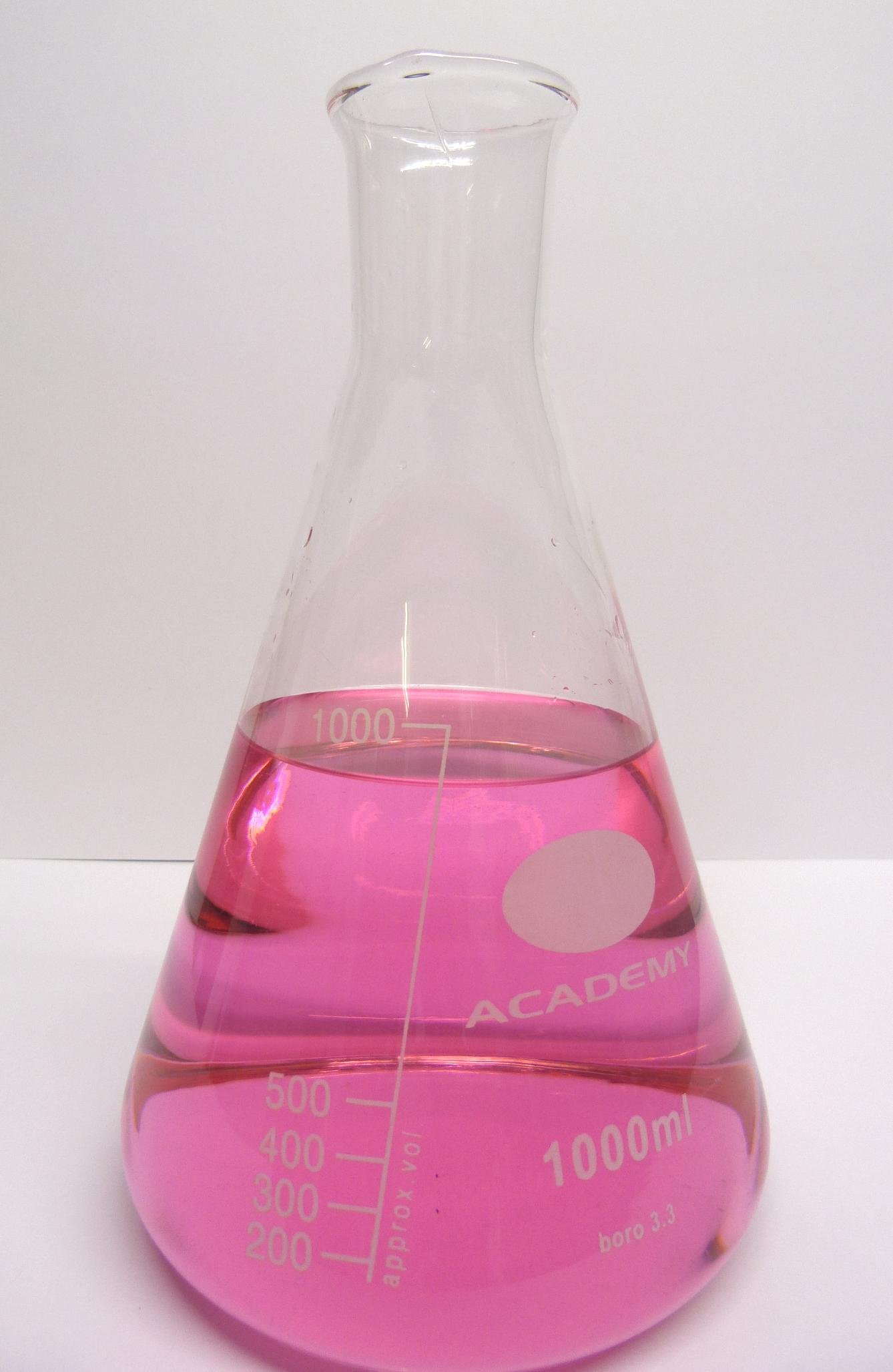 Academy SN-P86A-ZKGK-FBA CONICAL ERLENMEYER FLASK 1L 1000ML BOROSILICATE GLASS