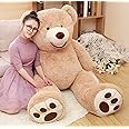 MorisMos Big Plush Giant Teddy Bear Premium Soft Stuffed Animals, Large Big Teddy Bear 5 Feet Brown, Cuddly Plush Toy for Girlfriends, Kids, 51in