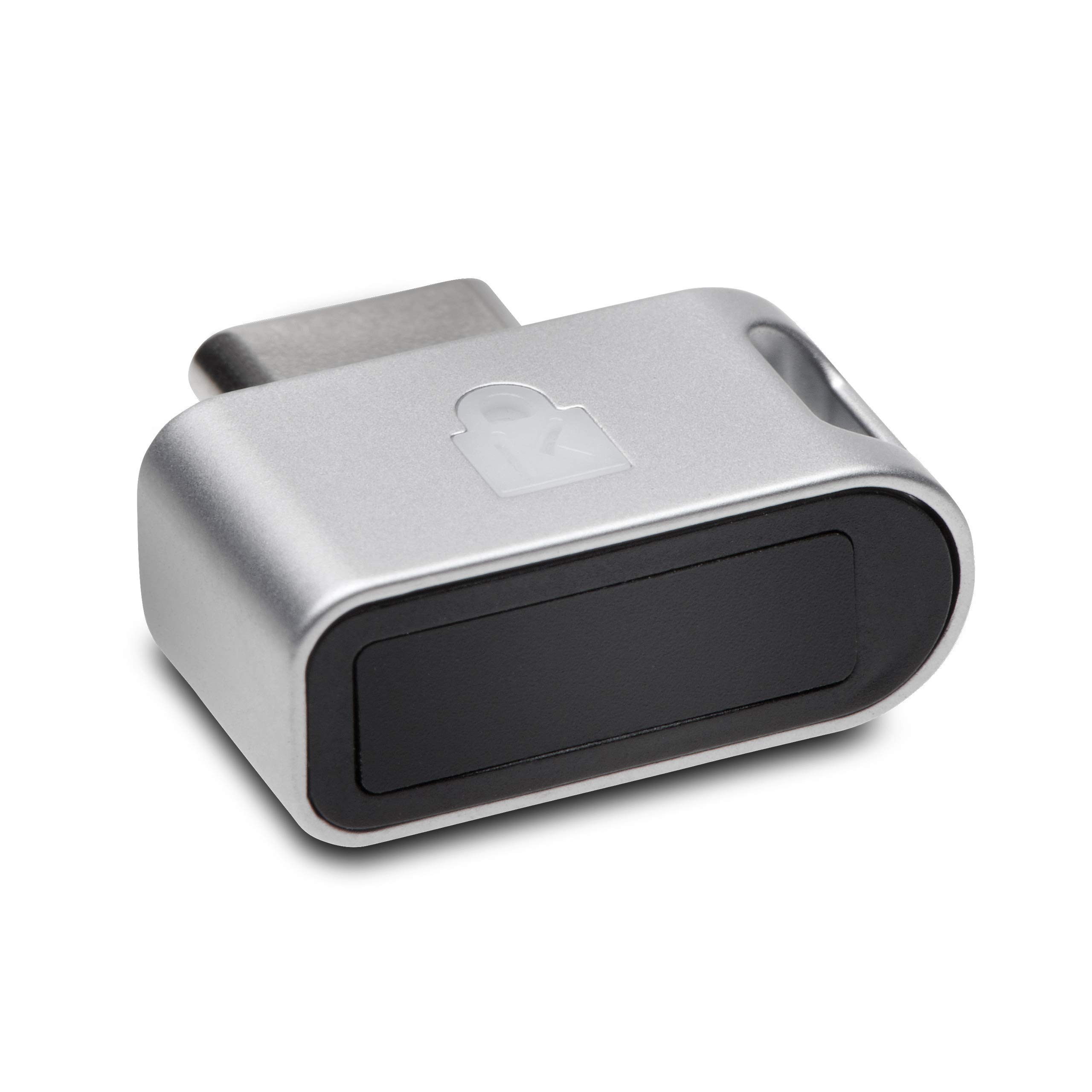 Kensington Fingerprint Key -VeriMark Guard USB-C Fingerprint Key, Biometric Key for Laptops, Tablets, iPads, & Notebooks - Protects Laptop & Supports Windows, Chrome, macOS and iOS (K64709WW), Silver — image 1