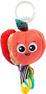 LAMAZE Archer The Apple Clip on Pram Toy Multicoloured Sensory Toy 0-24m