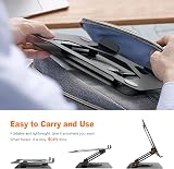 Grifema Laptop Stand Foldable 360° Swivel Base Adjustable Height Ventilated view 6