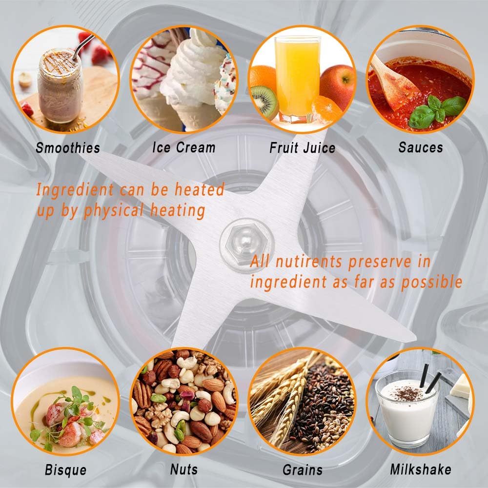for Vitamix Blenders 64oz Ascent Container, replace A2300 A2500 A3300 A3500 X2 X3 X4 X5 V1200 V1500, compatible with Ascent/Ascent X/Venturist Series Pitcher Jar Cup
