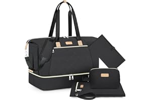 ITIEZY Diaper Bag Tote for Baby - Large Mommy Bag with Portable Changing Pad Pacifier Case, Hospital Bags Travel Baby Bag