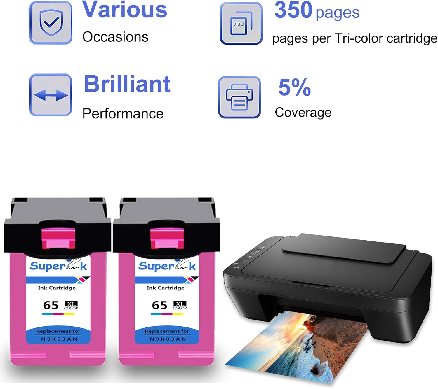 hp ink 65 printer