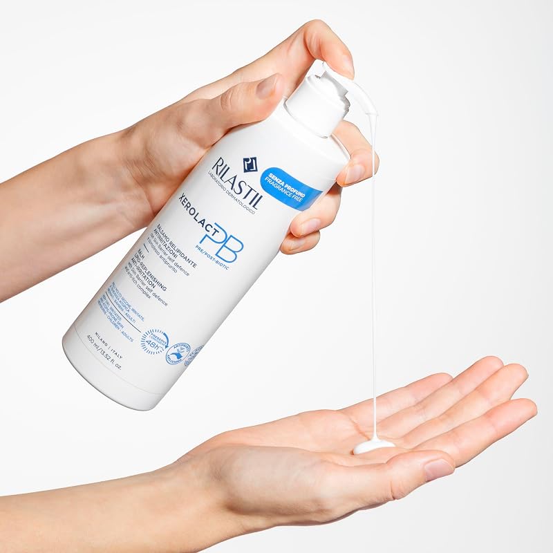 Xerolact Balsamo PB Viso e Corpo, Relipidante, Antirritazioni, Indicato per Neonati, Bambini e Adulti, per le Pelli con Tendenza Atopica, Confezione da 400 ml