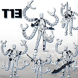 Already Assembled T13 Action Figure Accessories,T13
