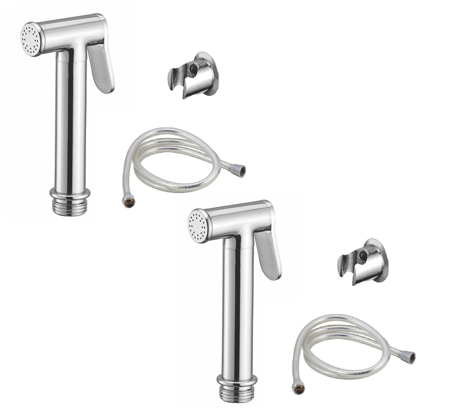Kurvz Dove Brass Health Faucet With 1 5mtr Flexiblepvc Tube And