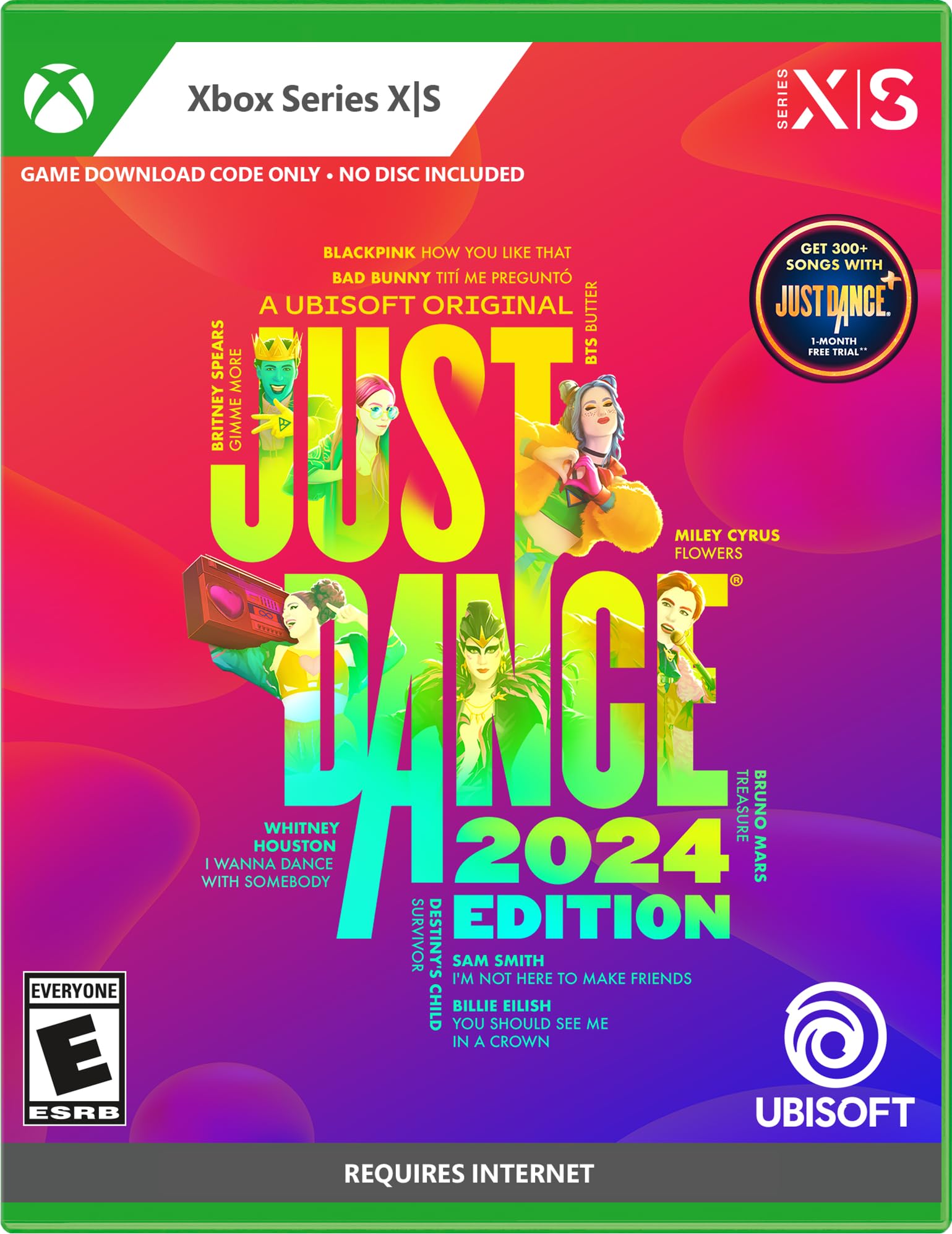 Just Dance 2024 Edition - Amazon Exclusive Bundle | Xbox Series X (Code in Box & Ubisoft Connect Code)