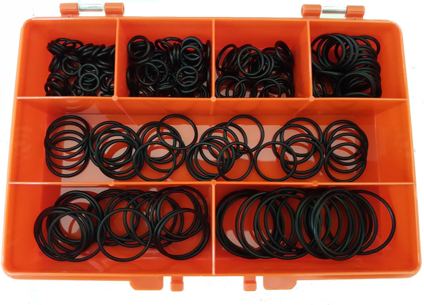 Set Of Rubber O Rings. A Face Seal Kit Made Of Quality Nitrile Containing 7 Popular Sizes of O Rings.