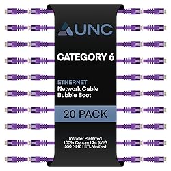 ClearFit uCore 20 Pack - 1ft Cat 6 Ethernet Cable