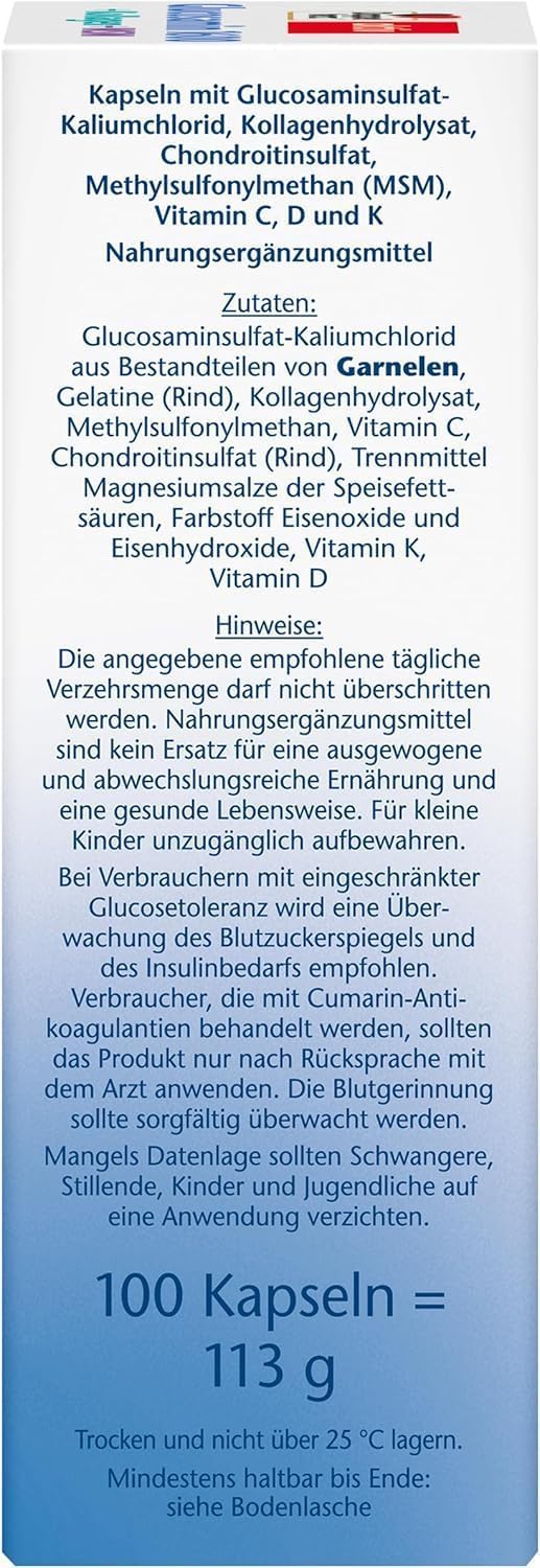 Doppelherz Glucosamin 1600 + Kollagen + MSM + Vitamin C 5