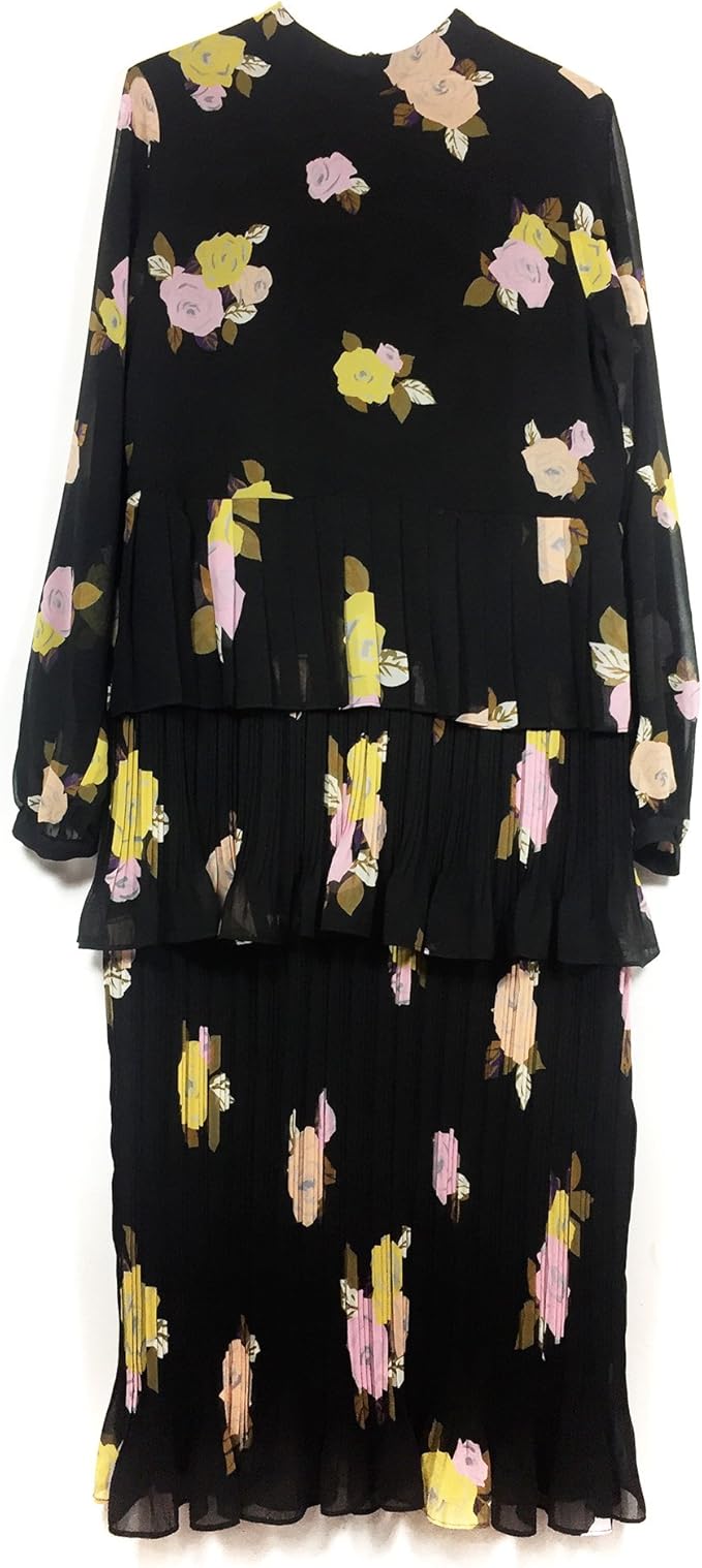 massimo dutti floral print dress