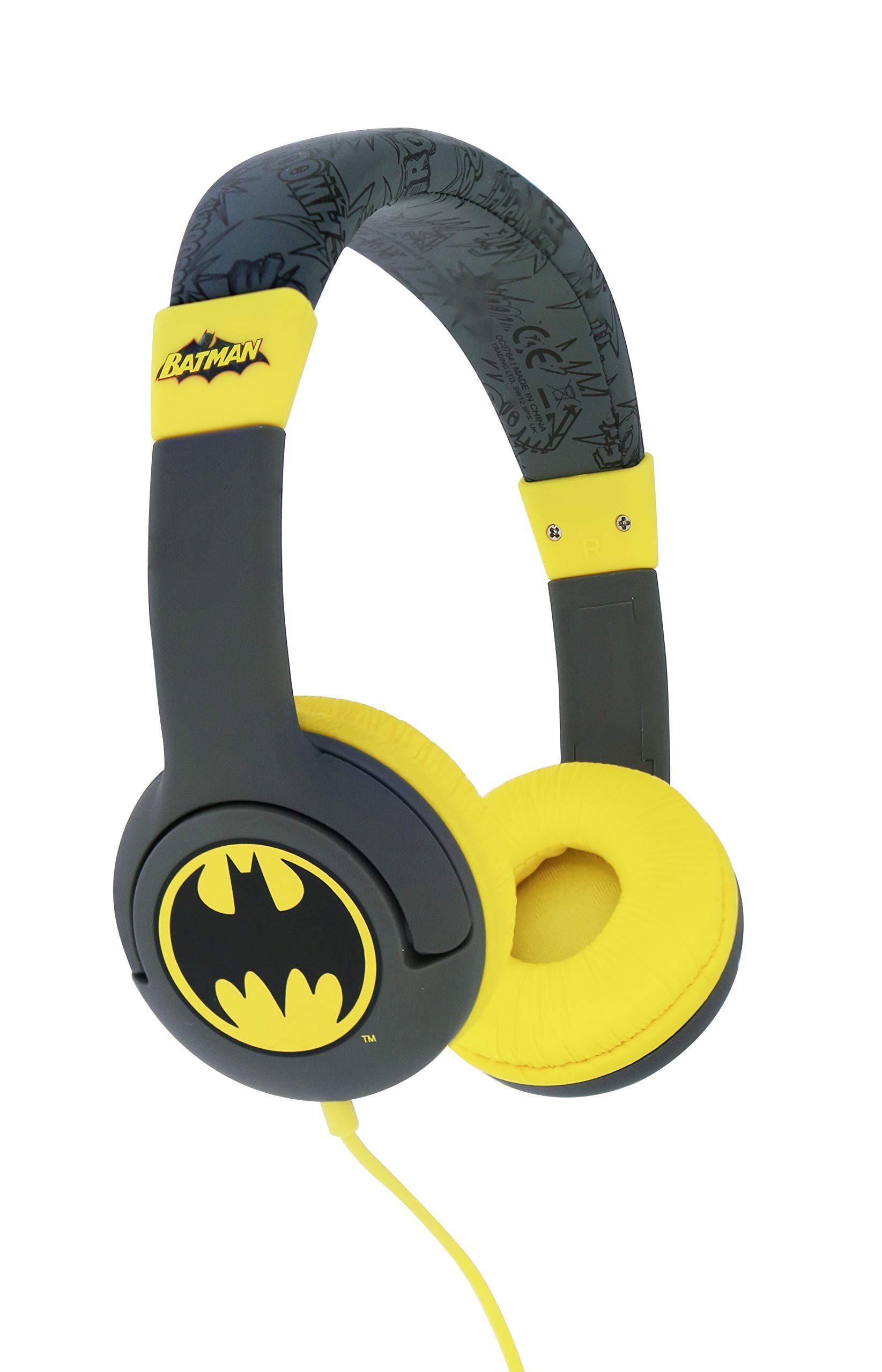 OTL Technologies Batman Caped Crusader Children's Wired Headphones Black
