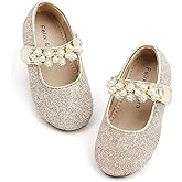 Felix & Flora Toddler Flower Girl Dress Shoes - Girl Ballet Flats Party School Shoes Wedding
