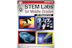 Mark Twain Middle School STEM Labs Activity Book, Science Workbook for Grades 5-8 With 50+ Integrated Activities, STEAM Classroom and Homeschool Curriculum